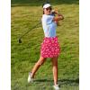 Ekouaer 16“ Golf Skorts for Woman with Inner Pockets Silicone Grippers Tennis Skirt Quick Dry Athletic Pickleball Skort(Art Wave)