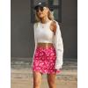 Ekouaer 16“ Golf Skorts for Woman with Inner Pockets Silicone Grippers Tennis Skirt Quick Dry Athletic Pickleball Skort(Art Wave)