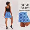 Ekouaer 16“ Golf Skorts for Woman with Inner Pockets Silicone Grippers Tennis Skirt Quick Dry Athletic Pickleball Skort(Blue Pattern)