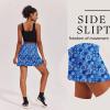 Ekouaer 16“ Golf Skorts for Woman with Inner Pockets Silicone Grippers Tennis Skirt Quick Dry Athletic Pickleball Skort(Cean Pattern)