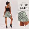 Ekouaer 16“ Golf Skorts for Woman with Inner Pockets Silicone Grippers Tennis Skirt Quick Dry Athletic Pickleball Skort(Green Pattern)
