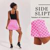 Ekouaer 16“ Golf Skorts for Woman with Inner Pockets Silicone Grippers Tennis Skirt Quick Dry Athletic Pickleball Skort(Hot Pink Print)