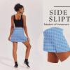 Ekouaer 16“ Golf Skorts for Woman with Inner Pockets Silicone Grippers Tennis Skirt Quick Dry Athletic Pickleball Skort(Navy Pattern)