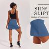 Ekouaer 16“ Golf Skorts for Woman with Inner Pockets Silicone Grippers Tennis Skirt Quick Dry Athletic Pickleball Skort(Oasis Blue)