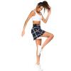 Ekouaer 16“ Golf Skorts for Woman with Inner Pockets Silicone Grippers Tennis Skirt Quick Dry Athletic Pickleball Skort(Palid)