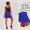 Ekouaer 16“ Golf Skorts for Woman with Inner Pockets Silicone Grippers Tennis Skirt Quick Dry Athletic Pickleball Skort(Royal Blue)