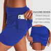 Ekouaer 16“ Golf Skorts for Woman with Inner Pockets Silicone Grippers Tennis Skirt Quick Dry Athletic Pickleball Skort(Royal Blue)