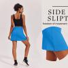 Ekouaer 16“ Golf Skorts for Woman with Inner Pockets Silicone Grippers Tennis Skirt Quick Dry Athletic Pickleball Skort(Sparkle Blue)