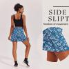 Ekouaer 16“ Golf Skorts for Woman with Inner Pockets Silicone Grippers Tennis Skirt Quick Dry Athletic Pickleball Skort(Teal Pattern)
