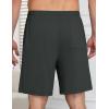 Ekouaer Mens Pajama Shorts Bamboo Viscose Breathable Soft Sleep Short Elastic Waist 2026 Lounge PJ Short with Pockets(Green)
