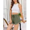 Ekouaer Pajama Shorts for Women 2026 Soft Sleep Shorts Casual Lounge Bottoms Comfy Pj Bottoms with Pockets(Army Green)