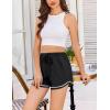 Ekouaer Pajama Shorts for Women 2026 Soft Sleep Shorts Casual Lounge Bottoms Comfy Pj Bottoms with Pockets(Black)