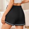 Ekouaer Pajama Shorts for Women 2026 Soft Sleep Shorts Casual Lounge Bottoms Comfy Pj Bottoms with Pockets(Black and Army Green)
