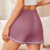 Ekouaer Pajama Shorts for Women 2026 Soft Sleep Shorts Casual Lounge Bottoms Comfy Pj Bottoms with Pockets(Dark Grey and Dusty Rose)