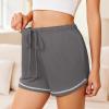 Ekouaer Pajama Shorts for Women 2026 Soft Sleep Shorts Casual Lounge Bottoms Comfy Pj Bottoms with Pockets(Dark Grey and Navy)