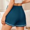 Ekouaer Pajama Shorts for Women 2026 Soft Sleep Shorts Casual Lounge Bottoms Comfy Pj Bottoms with Pockets(Teal)