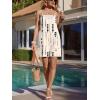 Ekouaer Rompers for Women Summer Casual Sleeveless Spaghetti Strap Shorts Overalls Jumpsuits Beach Outfits with Pockets(Beige-tie Dye)