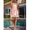 Ekouaer Rompers for Women Summer Casual Sleeveless Spaghetti Strap Shorts Overalls Jumpsuits Beach Outfits with Pockets(Pink-tie Dye)