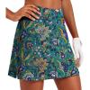 Ekouaer 16“ Golf Skorts for Woman with Inner Pockets Silicone Grippers Tennis Skirt Quick Dry Athletic Pickleball Skort(Gypsophila)