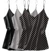 Black/Black&white Stripes/Black Polka Dots