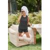 Ekouaer Two Piece Shorts Set for Women Summer Lounge Set Casual Sleeveless Tank Top 2026 Matching Outfits S-XXL(Dark Gray)