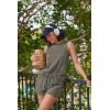 Ekouaer Two Piece Shorts Set for Women Summer Lounge Set Casual Sleeveless Tank Top 2026 Matching Outfits S-XXL(Tea Gray)