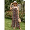 Ekouaer Overalls for Women Loose Wide Leg Jumpsuits Casual One Piece Floral Boho Outfits Baggy Jumpers Comfy Summer Rompers(A Boho Print)