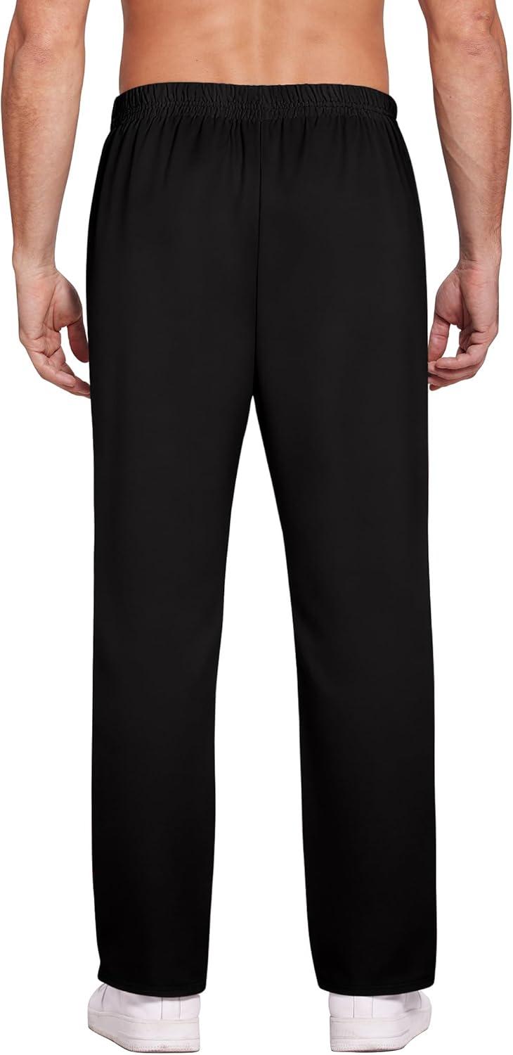 imageEkouaer Mens Pajama Pants Plaid Pj Lounge Pants Soft PJ Bottoms with Pockets amp Drawstring SXXLBlack