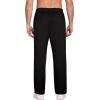 Ekouaer Men’s Pajama Pants Plaid Pj Lounge Pants Soft PJ Bottoms with Pockets & Drawstring S-XXL(Black)