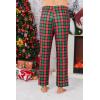 Ekouaer Men’s Pajama Pants Plaid Pj Lounge Pants Soft PJ Bottoms with Pockets & Drawstring S-XXL(Christmas Plaid)
