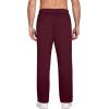 Ekouaer Men’s Pajama Pants Plaid Pj Lounge Pants Soft PJ Bottoms with Pockets & Drawstring S-XXL(Dark Red)