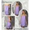 Ekouaer Towel Wrap for Women With Velcro Ruffle Shower Wrap Spa Robes For Women Lightweight Knee Length Sauna Robe(Purple)