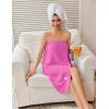 Ekouaer Womens Bath Wraps Waffle Lightweight Knee Length Soft Spa Robe with Adjustable Closure S-XL