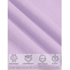 Ekouaer Nightgowns for Women Lace Trim Night Gown Short Sleeve Sleep Shirts Ruffle Sleepwear V Neck Pleated Sleep Dress(Lilac)