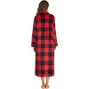 Ekouaer Women Zipper Robe Long Sleeves Bathrobe Zip Up House Robes Fleece Warm Sleepwear Soft Housecoat with Pockets