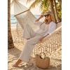 Ekouaer Women’s Casual Overalls Wide Leg Jumpsuits Loose Summer Rompers Baggy Jumpers with Pockets(Begie Grey)
