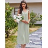 Ekouaer Nightgowns for Women Cotton Long Night Gown Sleeveless Sleep Dress Victorian Nightdress Ladies Sleepwear(Light Green)