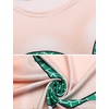 Ekouaer Women’s Bikini Shirt Cover Up Short Sleeve Cute Bikini Print Cover-Up Baggy T Shirt Dress Fun Wear(A-mermaid)