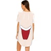 Ekouaer Women’s Bikini Shirt Cover Up Short Sleeve Cute Bikini Print Cover-Up Baggy T Shirt Dress Fun Wear(Christmas 2)