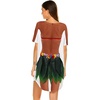 Ekouaer Women’s Bikini Shirt Cover Up Short Sleeve Cute Bikini Print Cover-Up Baggy T Shirt Dress Fun Wear(Floral Luau)