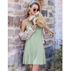 Ekouaer Nightgowns for Women Bamboo Viscose Night Gown Sleeveless Sleep Dress Racerback Chemise Cooling Sleepwear(Light Green)