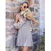 Ekouaer Nightgowns for Women Bamboo Viscose Night Gown Sleeveless Sleep Dress Racerback Chemise Cooling Sleepwear(Light Grey)