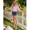 Ekouaer Nightgowns for Women Bamboo Viscose Sleepshirt Short sleeve Nightshirt V Neck T shirt Night gown Boyfriend Sleepwear(Floral Pink)