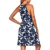 Ekouaer Womens Nightgown Sleeveless Sleepwear V Neck Racerback Sleep Dress(Floral Navy)