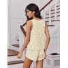 Ekouaer Womens Pajama Sets Cami Shorts Set Viscose from Bamboo Tank Top and Shorts 2 Piece Soft Sleeveless Lounge Set(Apricot Teddy)