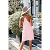 Ekouaer Women’s Racerback Sleeveless Nightgown(Pink Striped Bow)