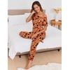 Ekouaer Pajama Sets for Women 2 Piece Lounge Set Short Sleeve Pj Sets and Long Pants Sleepwear Set