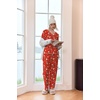 Ekouaer Women’s Pajamas Set 2 Piece Fuzzy Lounge Set Long Sleeve Sleepwear Fall Winter Loungewear Outfits Matching Clothes(Christmas Red)