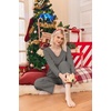 Ekouaer Women’s Pajamas Set 2 Piece Fuzzy Lounge Set Long Sleeve Sleepwear Fall Winter Loungewear Outfits Matching Clothes(Grey)