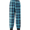 Ekouaer Boys Jogger Pajama Pants Long Plaid Pj Pants Elastic Waistband Lounge Pants with Pockets(Gz106_blue Plaid)
